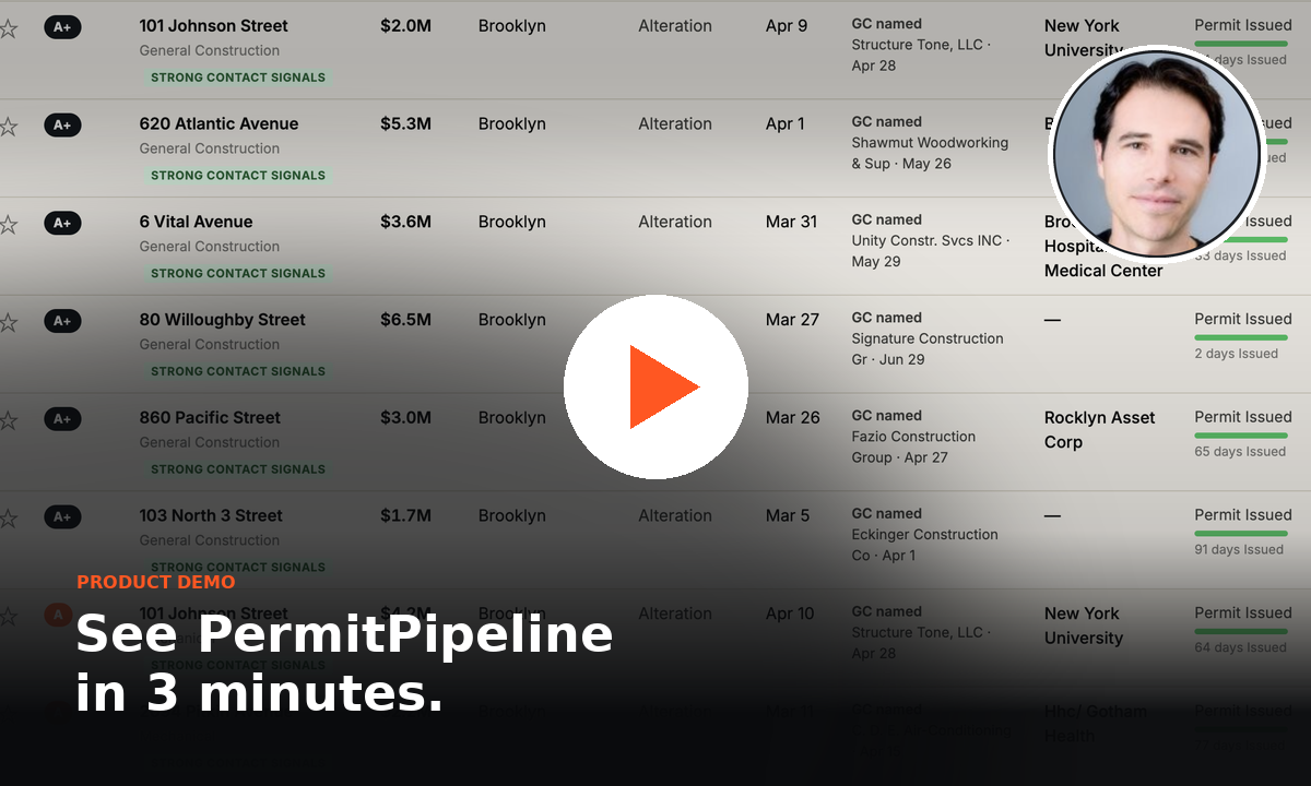 Watch the PermitPipeline product demo